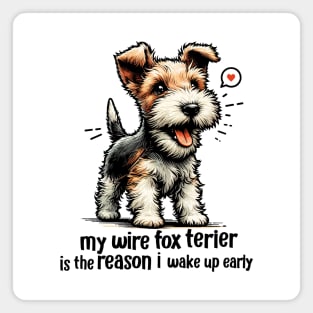 Wire Fox Terrier Magnet